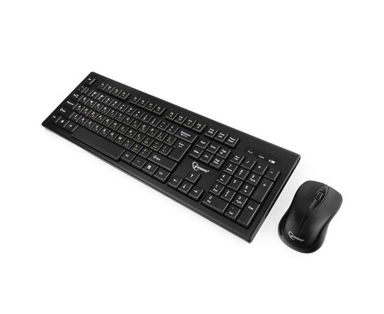  Клавиатура+ мышь Gembird KBS-8002 Wireless, Black, мышь: 1000 dpi, USB 