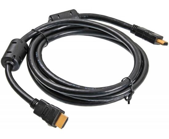  Кабель аудио-видео Buro HDMI 1.4 HDMI (m)/HDMI (m) 1.8м феррит.кольца черный (HDMI-19M/19M-1.8M-MG) 