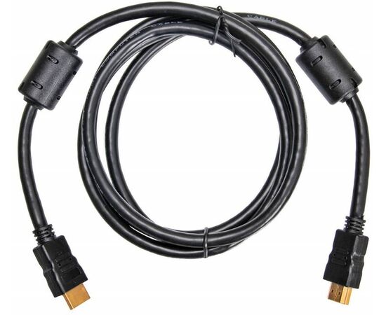  Кабель аудио-видео Buro HDMI 1.4 HDMI (m)/HDMI (m) 1.8м феррит.кольца черный (HDMI-19M/19M-1.8M-MG) 