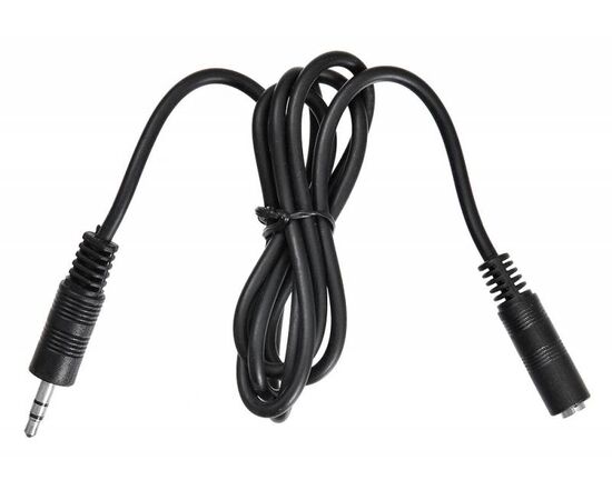  Кабель-удлинитель аудио Buro BAAC003-1 Jack 3.5 (m)/Jack 3.5 (f) 1м черный 