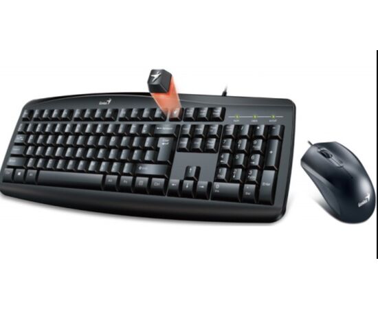  Клавиатура + мышь Genius KM-200 wired kombo / Optical mice 