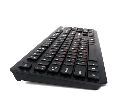  Комплект клавиатура+мышь проводные Gembird KBS-9050, черн.,104кл, 3кн., каб.1.5м 