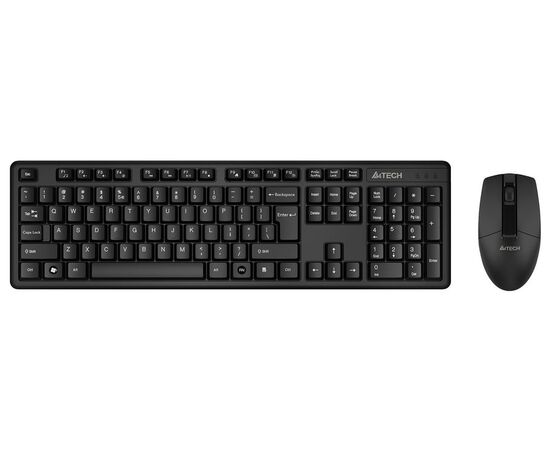  Клавиатура + мышь A4Tech 3330N клав:черный мышь:черный 