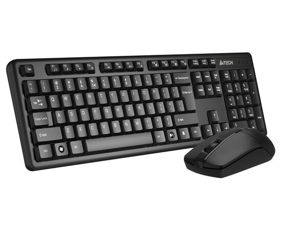  Клавиатура + мышь A4Tech 3330N клав:черный мышь:черный 