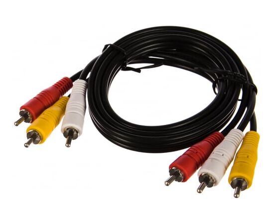  Кабель Perfeo R3102 3xRCA вилка - 3xRCA вилка 1м 
