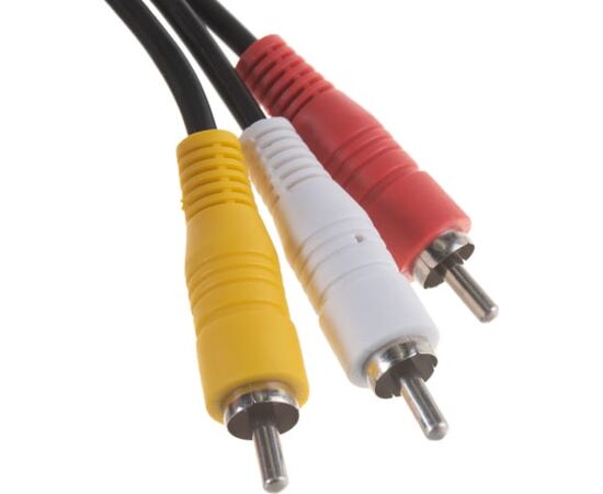  Кабель Perfeo R3102 3xRCA вилка - 3xRCA вилка 1м 