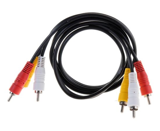  Кабель Perfeo R3102 3xRCA вилка - 3xRCA вилка 1м 