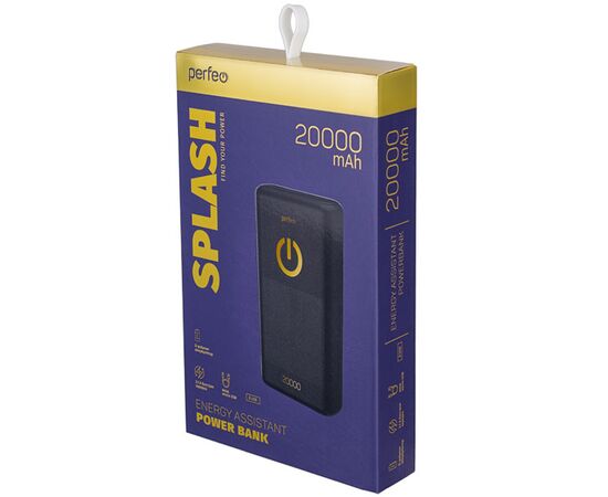  Внешний аккумулятор Perfeo PF-B4298 (черный) 