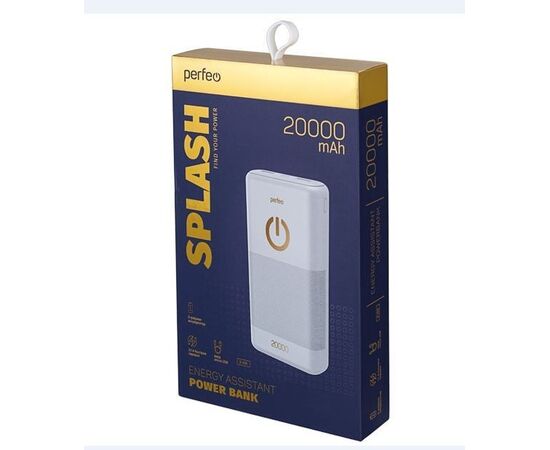  Внешний аккумулятор Perfeo PF-B4299 (белый) 