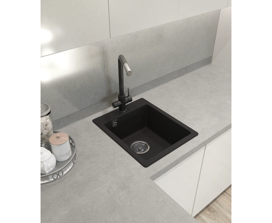  Кухонная мойка GRANFEST Urban 240 black 