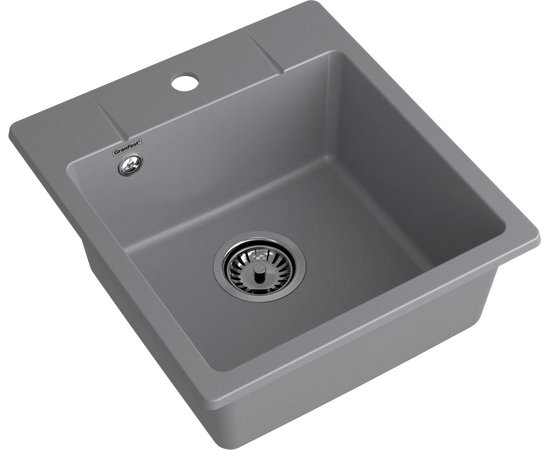  Кухонная мойка GRANFEST Urban 245 dark gray 