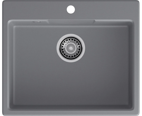  Кухонная мойка GRANFEST Urban 658 dark gray 