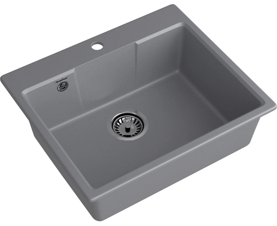  Кухонная мойка GRANFEST Urban 658 dark gray 