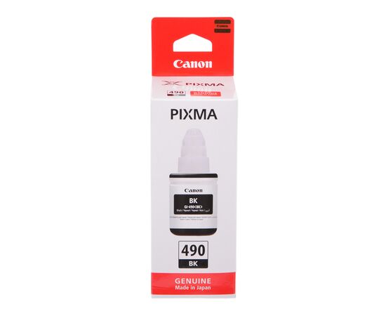  Чернила Canon GI-490 BK для Pixma G1400/G2400/G3400, Black, 135 мл., (0663C001) 
