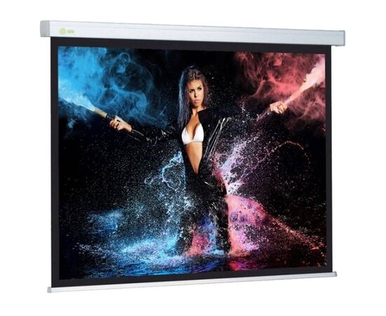  Проекц. экран Cactus 180x180см Wallscreen CS-PSW-180x180 1:1 настенно-потолочный рулонный белый 