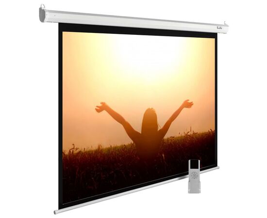  Экран Cactus 165x220см MotoExpert CS-PSME-220x165-WT 4:3 настенно-потолочный рулонный белый (моторизованный привод) 