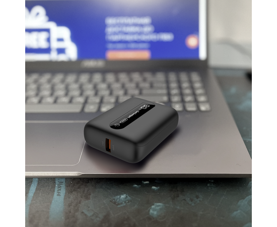  Портативный аккумулятор GoGadget Boost 10 Plus 35 Вт 10000 мАч 1x USB-C, 1x USB-A, СЕРЫЙ МЕТАЛЛИК 