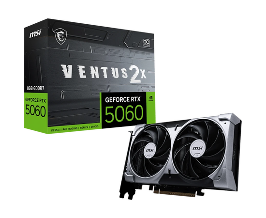  Видеокарта MSI GeForce RTX 5060 8G Ventus 2X OC 