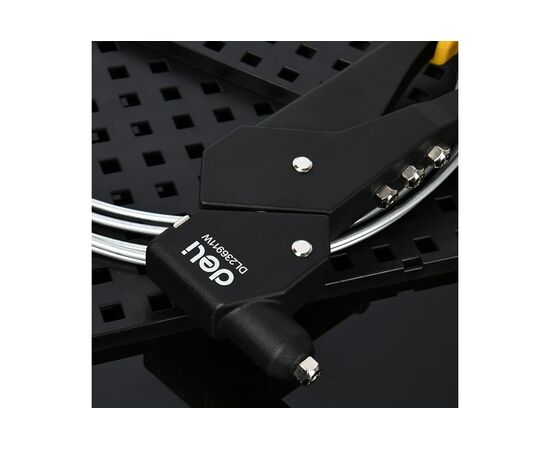  Заклепочник Deli DL236911W ручной поворотный поворот 0-360град., 260мм, диаметр 2,4/3,2/4,0/4,8мм 