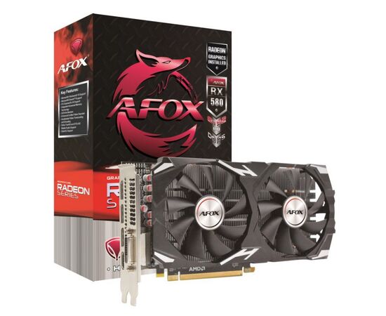  Видеокарта Afox RX580 (AFRX580-8192D5H3-V3) 8GB GDDR5 256Bit HDMI 3xDP RTL {20} (783446) 