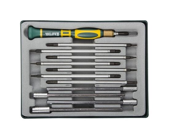  Набор отверточный Kraftool 25611-H12 12 предметов (жесткий кейс) 
