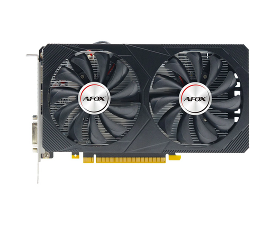 Видеокарта Afox GTX1650 Gaming 4GB (AF1650-4096D6H3-V6) GDDR6 128bit DVI DP HDMI 2Fan RTL 