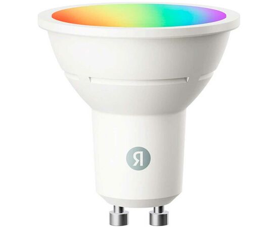  Умная лампочка Яндекс YNDX-00559, GU10, RGB, 520Лм, Matter over Wi-Fi 