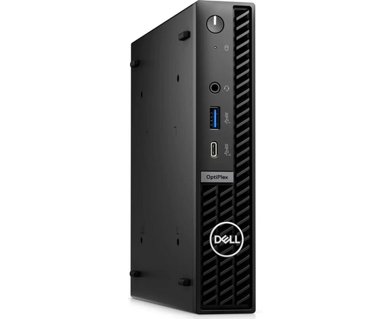  Неттоп DELL Optiplex 7020 (7020-1860) Intel Core 300T, DDR5 8ГБ, 256ГБ(SSD), Intel UHD Graphics 710, Linux Ubuntu, черный 