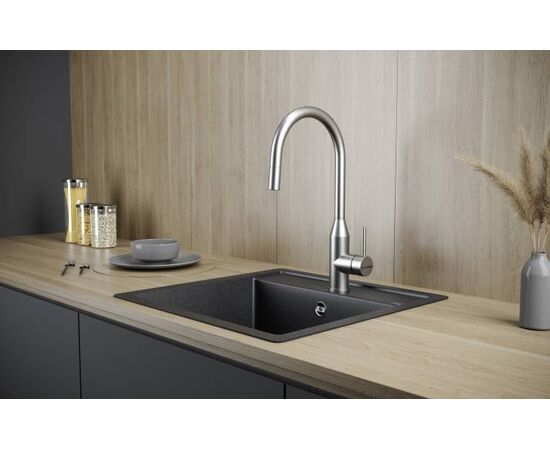  Смеситель для кухни KUCHENSTERN Tida-S 409SS40 нерж 