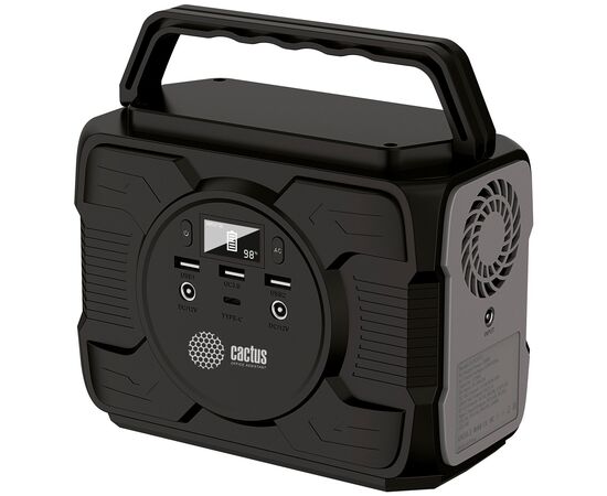  Электростанция портативная Cactus CS-PCS172 48000mAh 2.1A 2xUSB черный/серый 