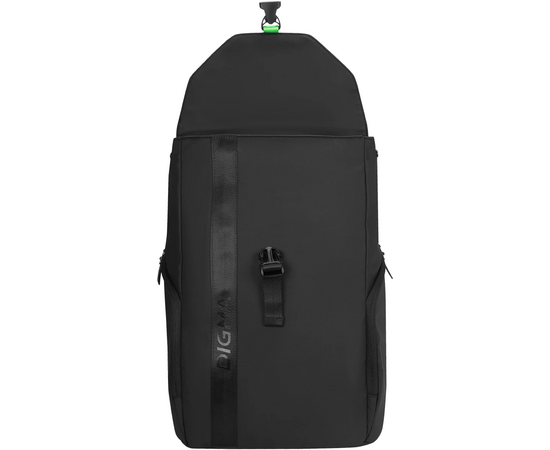  Рюкзак для ноутбука 15.6" Digma Lifestyle L1 черный полиэстер (DGBP15L1BK) 