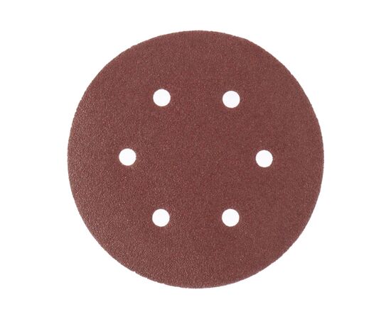  Круги абразивные Matrix 73839 на ворсовой подложке под липучку, перфорированные, P 100, 150 мм, 5 шт. 