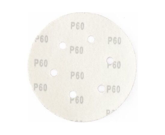  Круги абразивные Matrix 73839 на ворсовой подложке под липучку, перфорированные, P 100, 150 мм, 5 шт. 