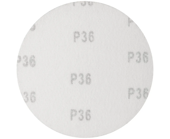  Круг шлифовальный WILLMARK 39651К d 125мм P36 с липучкой (5шт/уп.) 