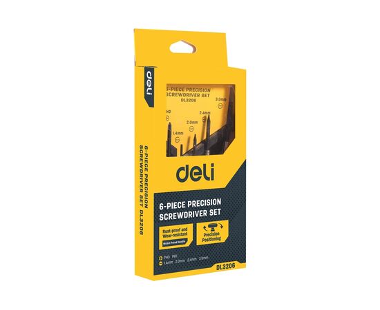 Набор прецизионных отверток Deli DL3206 6 шт 