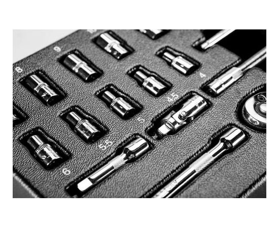  Торцевые головки NEO Tools 84-237 1/4, 19 шт. 