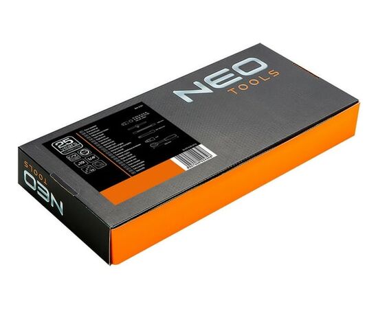  Торцевые головки NEO Tools 84-237 1/4, 19 шт. 