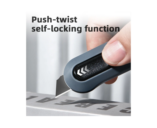  Технический нож Deli Home Series Black HT4007 