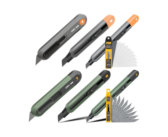  Технический нож Deli Home Series Gray HT4008C 