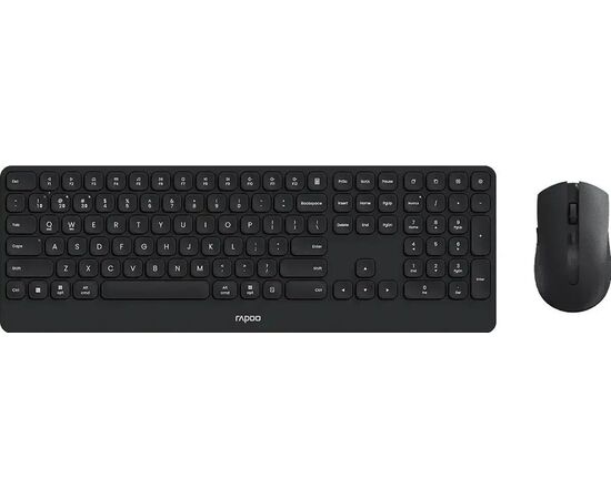  Комплект клавиатура и мышь RAPOO 9510M Multi-mode Wireless Keyboard & Mouse Combo Black 