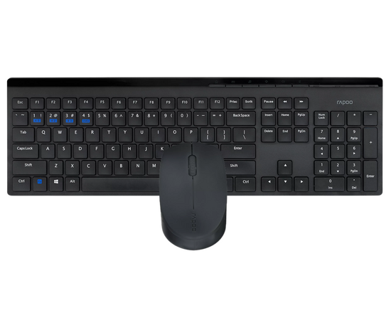  Клавиатура+мышь беспроводная RAPOO 8110M черный 