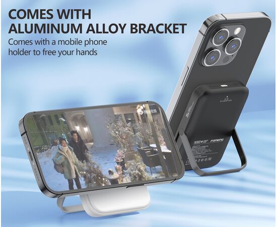  Внешний аккумулятор Foneng CX102 Magnetic 5000 mAh 15W (White) 