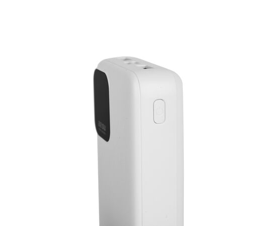 Повербанк Perfeo  20000 mAh/LED дисплей/PD + QC 3.0/Type-C/2 USB/Выход: 5A, max 22.5W/ Белый 