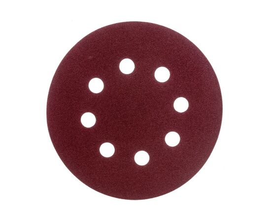  Круги абразивные Matrix 73807 на ворсовой подложке под липучку, перфорированные, P 150, 125 мм, 5 шт. 