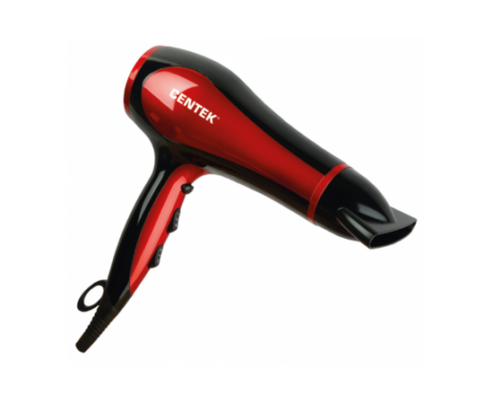 Фен Centek CT-2225 Professional (черн/красн) 2400Вт, проф. управление, 5 режимов,  2 концентратора 