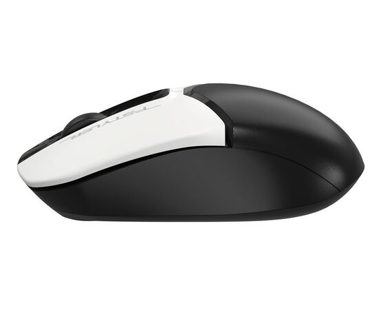 Мышь A4Tech Fstyler FG12S Panda белый/черный оптич. 1200dpi silent беспров. USB 3but 