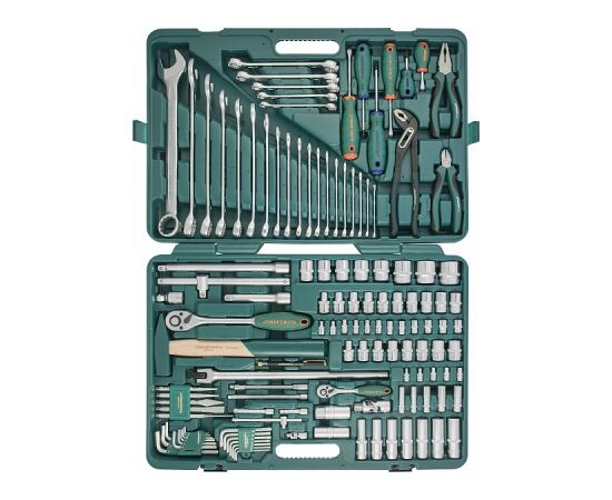  Набор инструмента JONNESWAY S04H524127S универсальный 1/2" и 1/4" DR, 127 предметов 