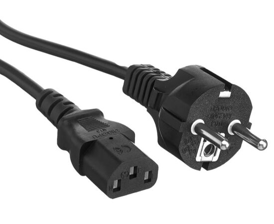  Кабель питания ExeGate Power PC-3P EP280652RUS (Евровилка Schuko- C13, VDE-250V-3*1.0mm2, медь, черный, 10A, 3м) 