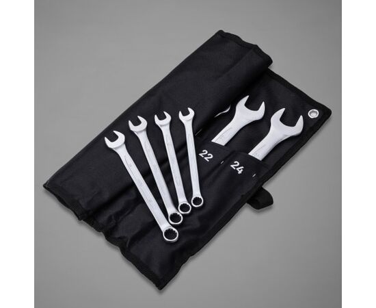  Набор ключей комбинированных Deli DL130012A 12 шт 6,8,10,11,12,13,14,15,17,19,22,24мм 