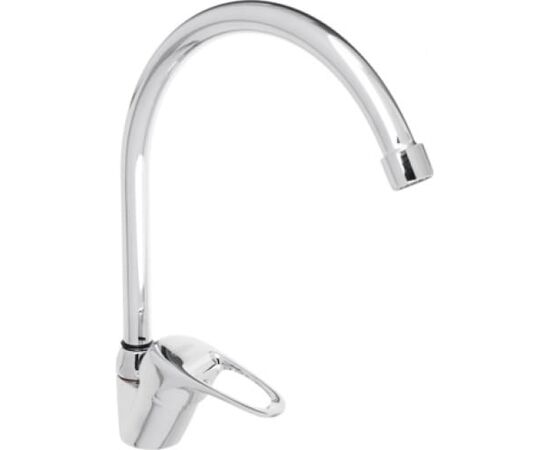  Смеситель для кухни СоюзКран SK01-T103 567-056 высокий излив 25см хром цинк 